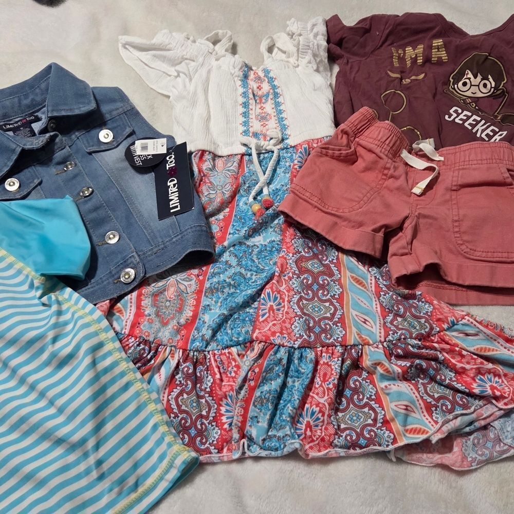 Girl 5 Years Lot Of 5 Pieces LimitedToo OldNavy HarryPotter JonaMichelle UVSkinz